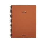 Agenda Semainier 2024 Timing Calvi - 17,1 X 22 Cm - Orange - Brepols