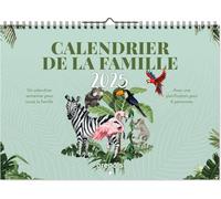 Brepols - 1 Calendrier Planning Familiale Année 2022 Pour 5 Membres - Format 31 x 22 cm