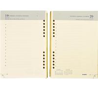 BREPOLS - 1 Recharge Pour Organiseur Brepols Brefax 1 - 1 jour par page - 14,5 x 21 cm - Janv. à Déc. 2020