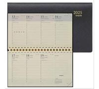 Brepols Accent Agenda semainier 2024 - couverture : Noir - format : 90 x 160 mm