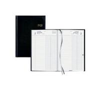 BREPOLS - Agenda de la Banque Large en 2 volumes - 2016- 17x27cm - Couleur Noir