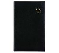 Brepols - Agenda Journalier SATURNUS - Janvier 2026 à Décembre 2026 - Couverture : Noir - Format : 14 x 22 cm