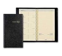 Brepols notaplan 2016 semainier de poche spiralé plastique 9x16 cm - noir avec 1 répertoire atlas 702.059.01.2.00 Noir G