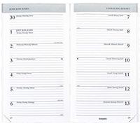 Brepols - Recharge Agenda 1 Semaine Par Page Breplan 2027 - 9 x 16 cm