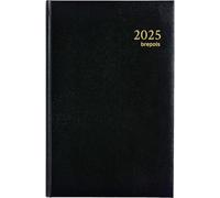 Brepols Saturnus Agenda Semainier Civil 2023 - Couverture rigide : noir - Format : 13,5x21 cm env.