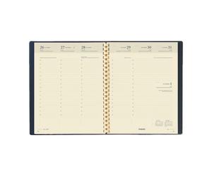 Brepols Timing Agenda Semainier 2025 - Format : 17x22cm - Couverture Noir ou Marine