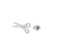 BRERA 67 - Broche en Métal en Forme de Ciseaux pour Femme et Homme, Pins, Mini Bijoux, Pince Décolleté