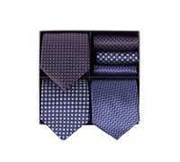 BRERA 67 - Coffret Cadeau Homme 3 Cravates et 3 Mouchoirs de Poche, Accessoire Costume, Pochette Avec Cravate, Cadeau Original Mariage