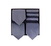 BRERA 67 - Coffret Cadeau Homme 3 Cravates et 3 Mouchoirs de Poche, Accessoire Costume, Pochette Avec Cravate, Cadeau Original Mariage