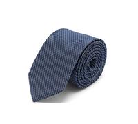 BRERA 67 : Cravate Homme Bleu à Micro-Motif Étroit Slim Laine et Soie faite à la main, Cravates 148x8 Mariage, Boîte cadeau, Accessoires Mode,Vente au Particulier.
