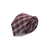 BRERA 67 : Cravate Homme Bordeaux Losange Étroit Slim Laine et Soie faite à la main, Cravates 148x8 Mariage, Boîte cadeau, Accessoires Mode,Vente au Particulier.