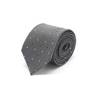 BRERA 67 : Cravate Homme Gris à Pois Ètroit Slim Laine et Soie faite à la main, Cravates 148x8 Mariage, Boîte cadeau, Accessoires Mode,Vente au Particulier.