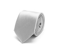 BRERA 67 : Cravate Homme Gris Perle Étroit Slim Soie faite à la main, Cravates 148x7,5 Mariage, Boîte cadeau, Accessoires Mode,Vente au Particulier.