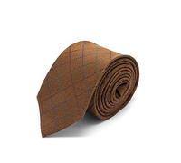 BRERA 67 : Cravate Homme Marron Losange Étroit Slim Laine et Soie faite à la main, Cravates 148x8 Mariage, Boîte cadeau, Accessoires Mode,Vente au Particulier.