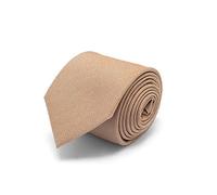 BRERA 67 : Cravate Homme Noisette à Micro-Motif Étroit Slim Laine et Soie faite à la main, Cravates 148x8 Mariage, Boîte cadeau, Accessoires Mode,Vente au Particulier.