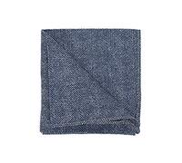 BRERA 67 - Mouchoir de poche en soie et laine, pochette costume homme, accessoire homme cérémonie mariage 25x25 cm, Bleu Jeans