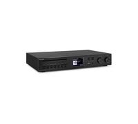 Audizio Brescia Amplificateur Hi-Fi avec radio internet 120W - Noir, radio DAB+ / FM, Bluetooth 5.0, CD, MP3, USB Noir