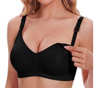 Bresdk Soutien Gorge Allaitement sans Armature Confort Maternité | Sans couture, doux et respirant, idéal pour grossesse, allaitement et usage quotidien