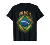 Brésil 1889 Ordre et progrès Fierté du Drapeau du Brésil T-Shirt