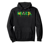 Brésil Born Flag Proud Patriotc Feel The Drip Cool Brazil Sweat à Capuche
