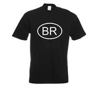 Brésil BR T-Shirt Imprimé Funshirt Design Print