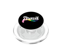 Brésil Brasilia Latin Gay Pride Rainbow Pride LGBTQ égalité PopSockets PopGrip pour MagSafe