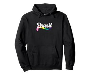 Brésil Brasilia Latin Gay Pride Rainbow Pride LGBTQ égalité Sweat à Capuche