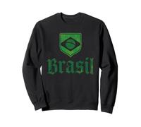 Brésil Cadeau Drapeau Brésil Fan Vintage Samba Brasil Sweatshirt