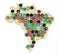Brésil Carte De La Bière Sur Caps Plaque De Bière 3 Couleurs Pour Choisir Un Cadeau Pour Lui M0006 50x40