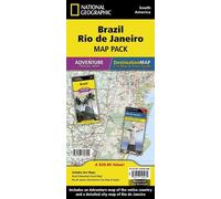 Brésil, carte de Rio de Janeiro (lot de cartes) | National Geographic