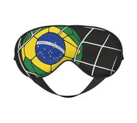Brésil Goals Masque pour les yeux respirant pour le camping, la méditation et le yoga