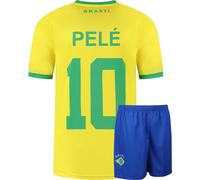 Brésil Maillot de Football Set Home Pelé - Enfants et Adultes - Football - XXL