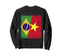 Brésil Vietnam Demi-Drapeau Brésil Histoire vietnamienne Sweatshirt