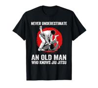 Brésilien Never Underestimate An Old Man Who Knows Jiu Jitsu T-Shirt