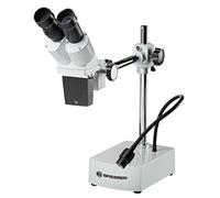 Bresser 5802520 Microscope Biorit ICD-CS 10x | Bresser Microscope Loupe Binoculaire 10x-20x avec Bras Pivotant et LED