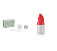 Bresser 5916000 Lames vierges/Couvre-lames, 50/100 piéces & 5912300 Huile à immersion pour microscope 5 ml