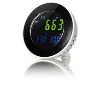 Bresser 7004040 Appareil De Mesure du CO2 avec Enregistreur De Données pour Vérifier Concentration en Dioxyde De Carbone, Température Et Humidité De L’air, Gris,