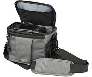 Bresser Aktions-Set Adventure Toploader Sacoche pour Appareil Photo avec Housse de Pluie et 7 Compartiments supplémentaires en Tissu Ripstop Taille M