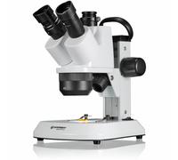 BRESSER Analyth STR Trino 10x - 40x Microscope trinoculaire stéréo avec lumière incidente et transmise