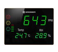 Bresser Appareil De Mesure Du Co2 Feux De Circulation Souriants Écran Led Extra Large