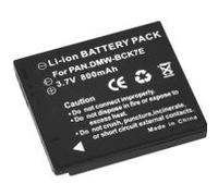 BRESSER Batterie de rechange Lithium-Ion pour Panasonic DMW-BCK7E Argenté,Noir G