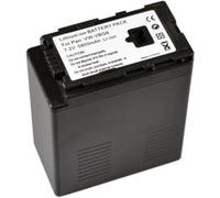 BRESSER Batterie de rechange Lithium-Ion pour Panasonic VW-VBG6 Argenté,Noir G