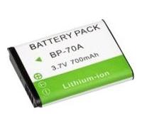 BRESSER Batterie de rechange Lithium-Ion pour Samsung BP-70A Argenté,Noir G