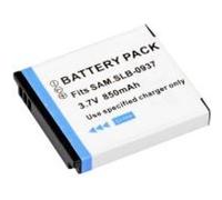 BRESSER Batterie de rechange Lithium-Ion pour Samsung SLB-0937 Argenté,Noir G