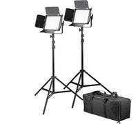 Bresser - Kit de 2 panneaux LED 36W Bicolor BR-600MB