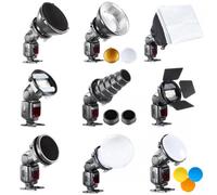 Bresser BR-SET Set Speedlite Strobist 9 Pièces | ✅ Livraison gratuite à partir de 100 €