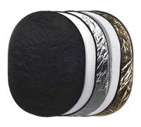 BRESSER BR-TR1 Réflecteur pliable 5en1 90x120cm argenté,blanc,d'or,noir G