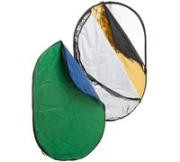 BRESSER BR-TR2 Diffuseur pliant 7 en 1 Réflecteur pliant Arrière-plan pliant 90x120cm