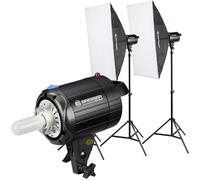 BRESSER BRM-300AM Kit flash de studio 2x300W