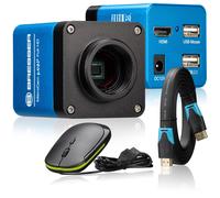 BRESSER Caméra Microscopique MikroCam MINI Full HD HDMI avec Écran MINI HDMI Full HD (13,3")